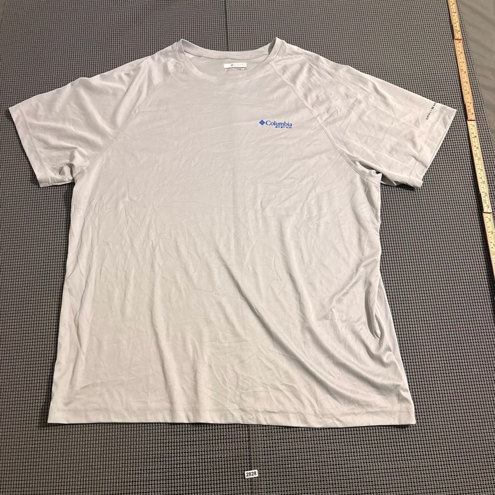 Columbia PFG Performance Fishing Shirt Gray Size L